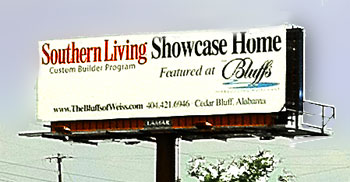 BluffsBillboard2 Southern Living Showcase Home Billboard
