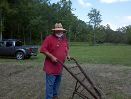 garden1-sm Plowing the garden at Weiss Lake