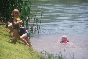 Swimming Hole at The Bluffs of Weiss Lake